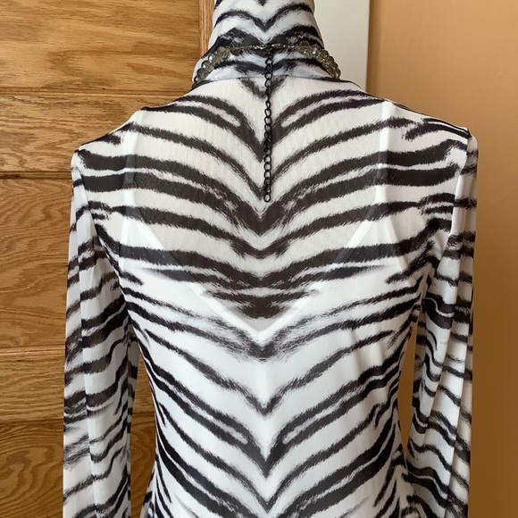 AFRM Shailene Sheer Mesh Dress with White Slip Size M - Picture 6 of 14